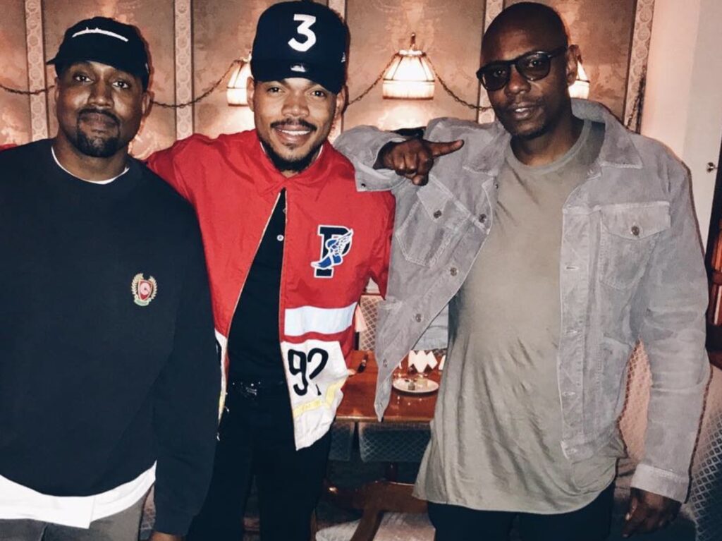 Kanye-West-Chance-The-Rapper-Dave-Chappelle