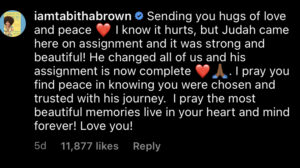 Tabitha Brown's Comment on #JudahStrong