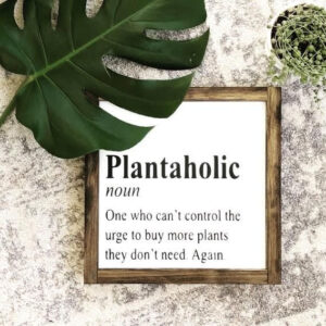 Plantaholic Definition
