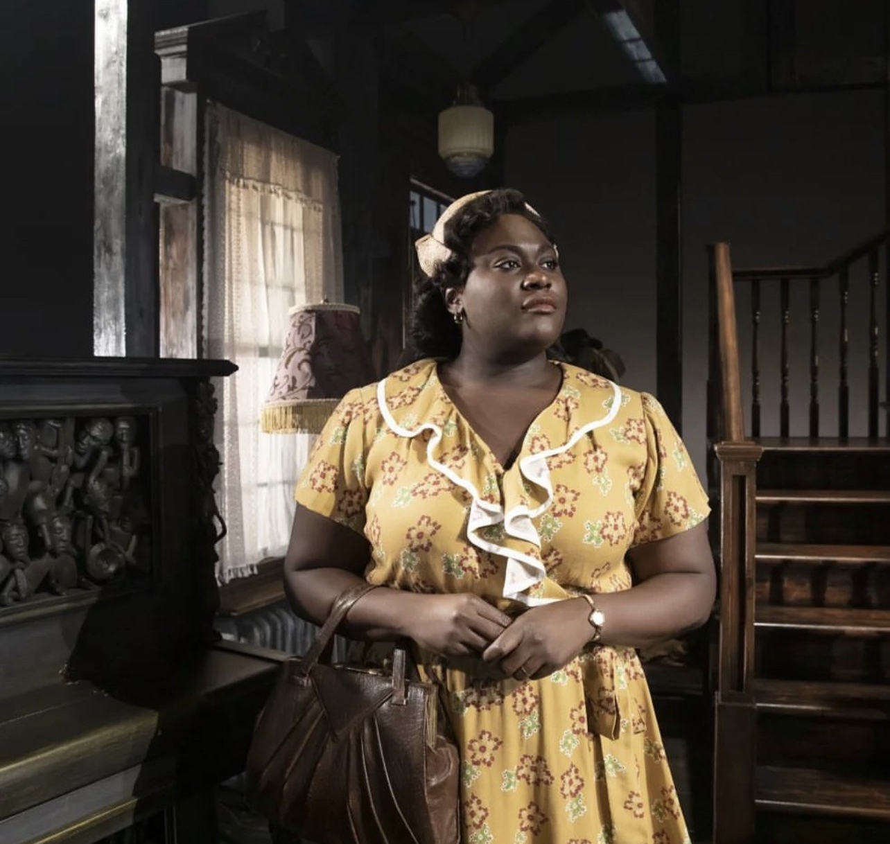 Danielle Brooks as Berniece in The Broadway Play The Piano Lesson courtesy of pianolessonplay.com