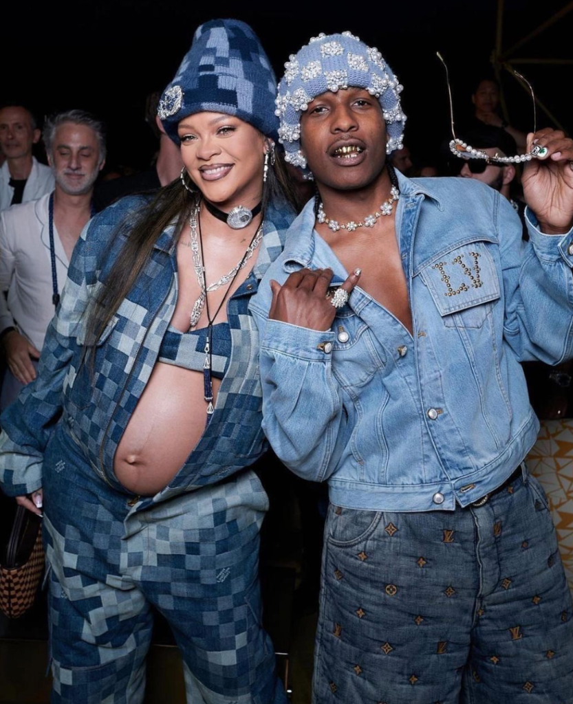 Rihanna and ASAP Rocky at Louis Vuitton