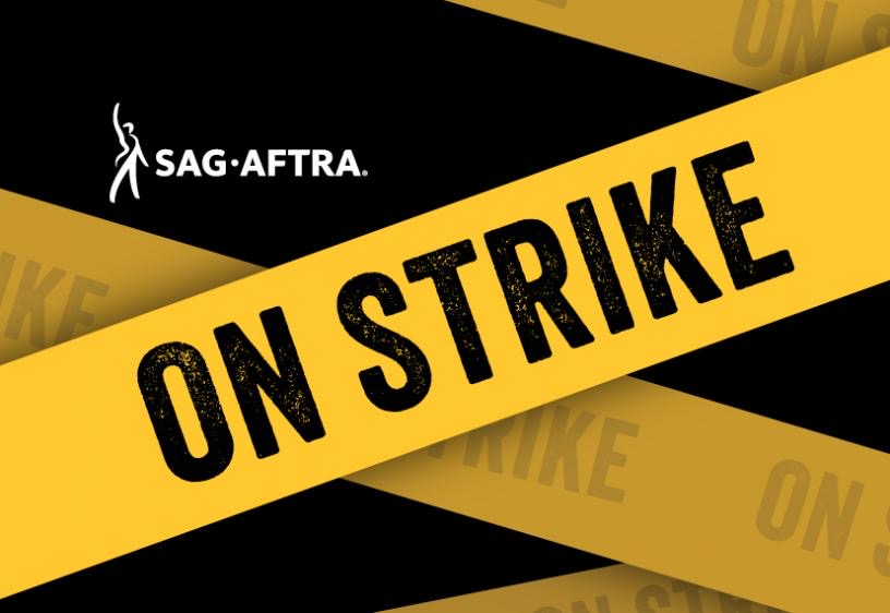 Sag-Aftra Strike Logo. Image courtesy of Sagaftra.org
