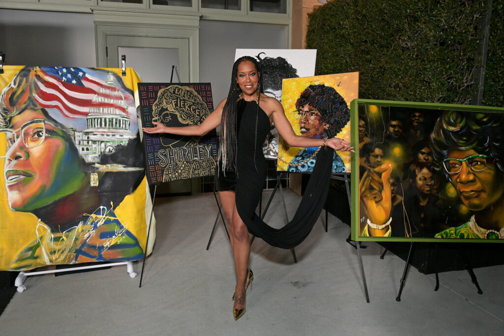 Regina King attends Netflix's 'Shirley' Los Angeles Premiere at The Egyptian Theatre Hollywood on March 19, 2024 in Los Angeles, California. (Photo by Charley Gallay/Getty Images for Netflix)