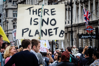 Climate march in London on 21st September 2014. Photo by Gary Knight.
