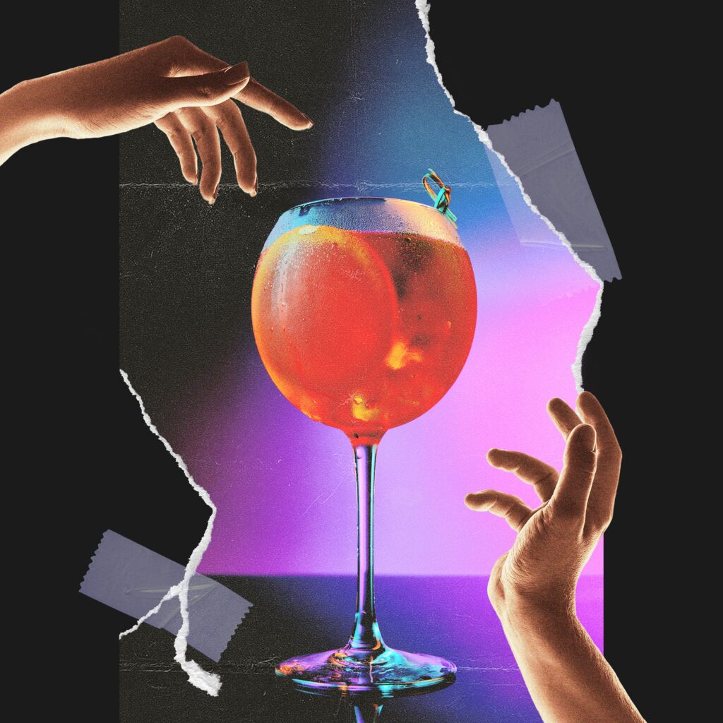 Drink in a glass as part of a story on the sober curious movement (Photo credit: Drink in a glass as part of a story on the sober curious movement (Photo credit: Anton Vierietin via Shutterstock)