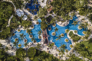 An aerial view of The Westin Puerto Vallarta (Credit: The Westin PV)