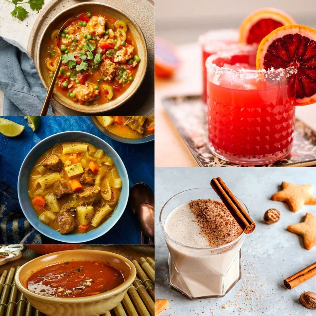 Trump holiday menu featured image (Image credits: AllRecipes, The Mixer, Food and Wine, The Spruce Eats and Taste of Atlas)