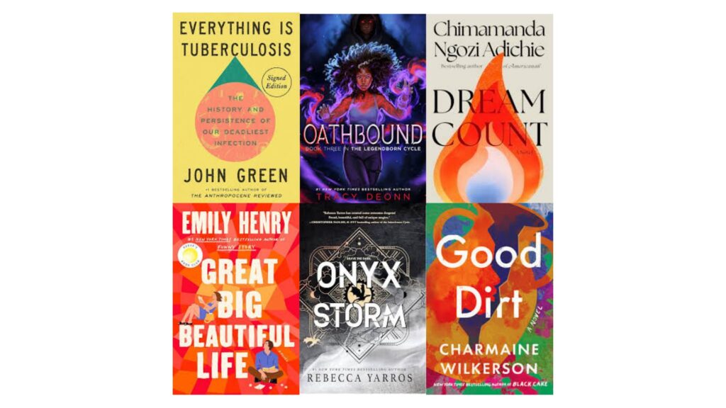 A collection of book covers (InClub Magazine does not own the rights to these images.)