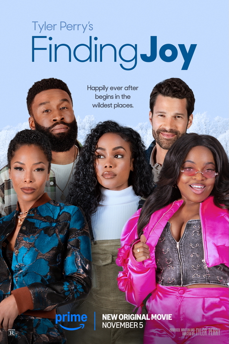 The official movie poster for "Finding Joy" as part of a roundup of Movies to stream in November (Credit: Amazon MGM Studios)