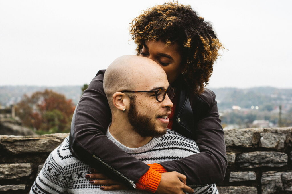 A Black couple in love as part of a story on ways to prepare for intimacy before marriage. (Credit: Justin Follis via Unsplash)