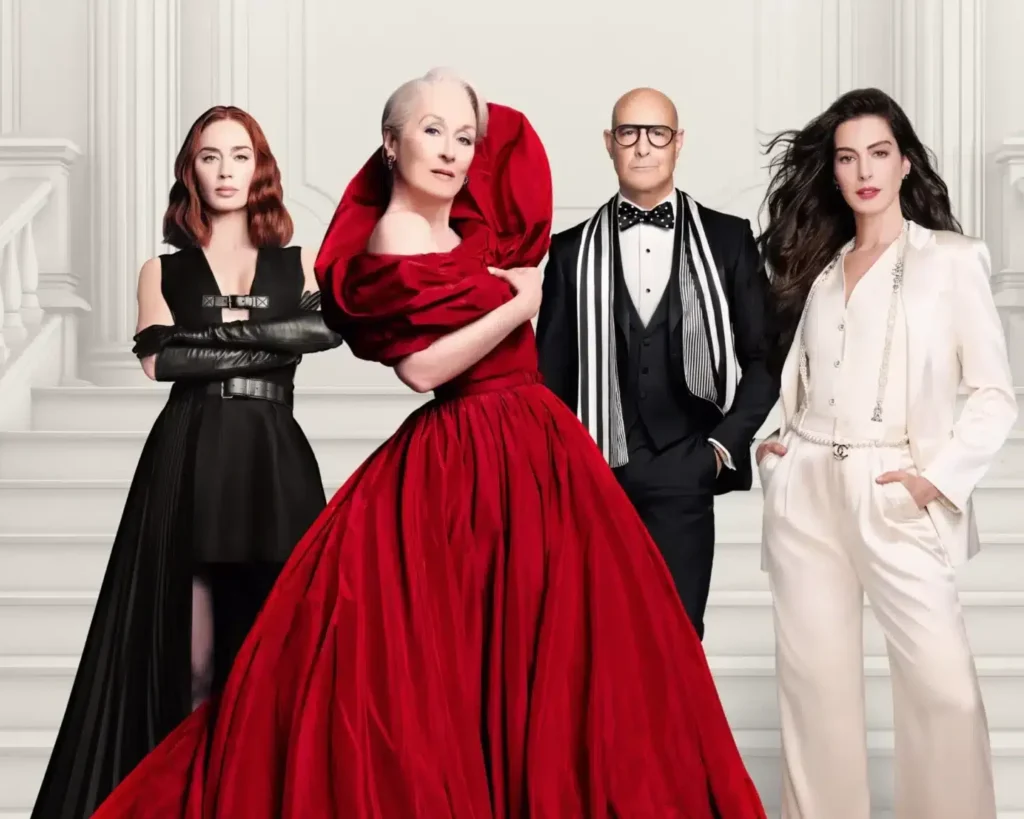 A promo image for "The Devil Wears Prada 2." (Credit: 20th Century Studios | InClub Magazine does not claim ownership of this image.)