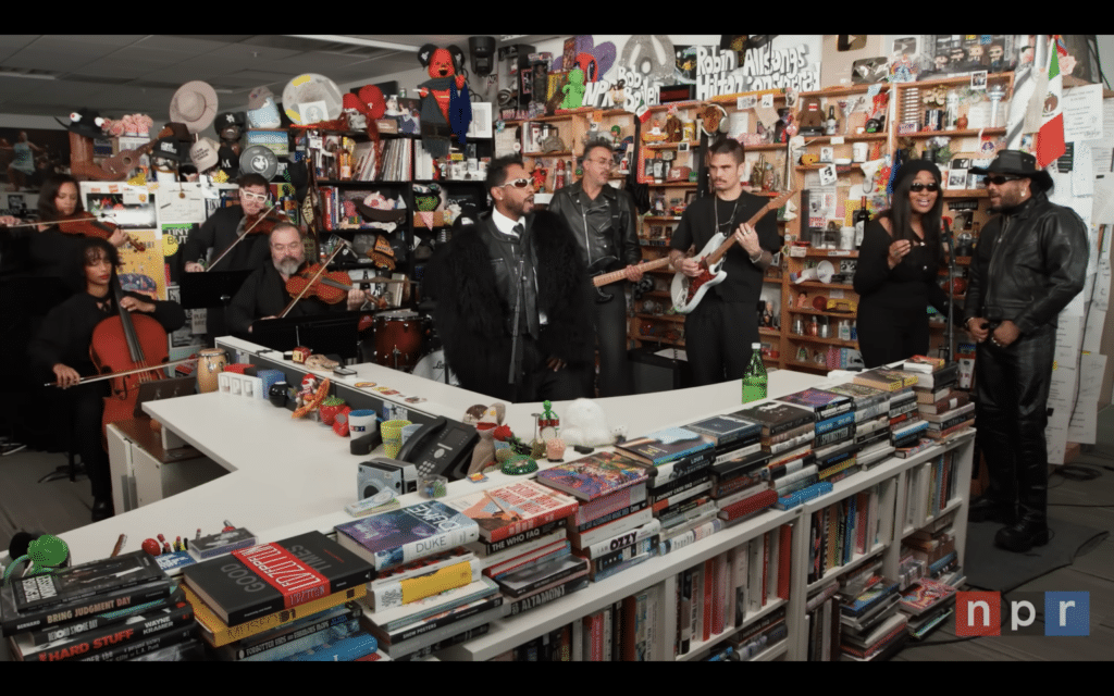 Miguel performing for Tiny Desk as part of a roundup of the best Tiny Desk concerts of 2026 so far. (Credit: Tiny Desk Concert / NPR Music)