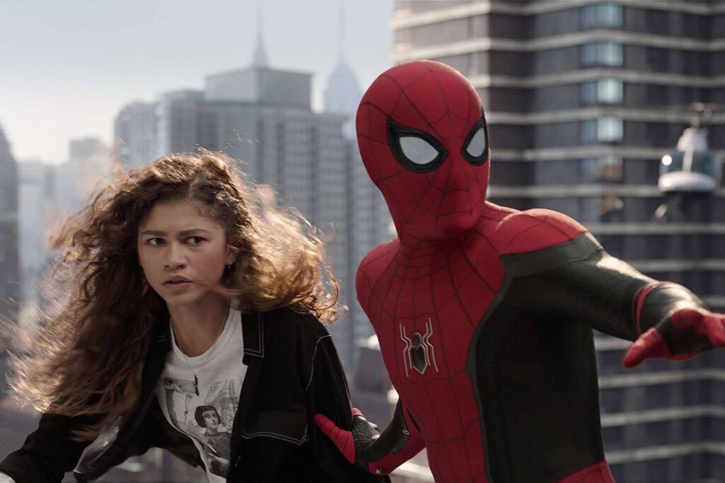 Tom Holland and Zendaya in "Spider-Man." (Credit: People.com | InClub Magazine does not claim ownership of this image.)